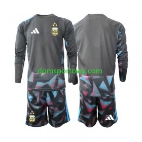 Koszulka Argentyna Bramkarska Dziecięcy Domowe Koszulki Piłkarskie World Cup 2026 Długi Rękaw
